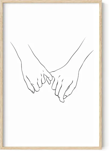 Vista 36 de HAUS AND HUES Arte de pared minimalista - Dibujo moderno de líneas abstractas, impresión de boceto femenino simple, obra de arte para el hogar