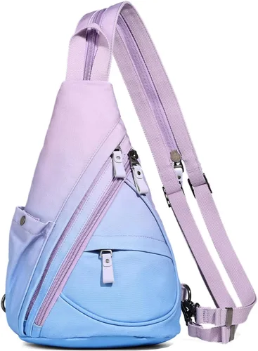 Vista 25 de KL928 Mochila de Lona Tipo Bandolera - Mochila Cruzada Pequeña para Hombro, Mochila Informal Diurna, Mochila para Hombre y Mujer (Versión Grande)