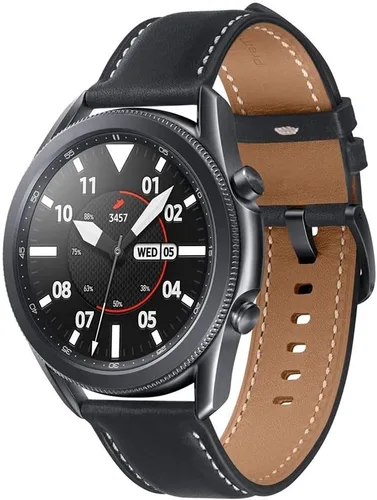 Vista 4 de Samsung Reloj inteligente Galaxy Watch3 2020 (Bluetooth + Wi-Fi + GPS) Modelo internacional (negro, 1.772 in) (renovado)