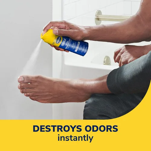 Vista 7 de Dr. Scholl's ODOR-X - Aerosol probiótico de olor para pies, 4 onzas/ Elimina inmediatamente los peores olores y polvo en aerosol para combatir