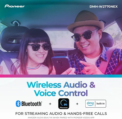 Vista 11 de Pioneer DMH-W2770NEX Estéreo de coche doble DIN con pantalla táctil capacitiva de 6,8 pulgadas Digital Multimedia Receiver, Wireless Apple CarPlay