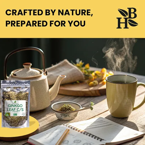 Vista 7 de Herb To Body Hoja de ginkgo cortada y tamizada: 4 onzas, hojas de té de ginkgo biloba silvestre, hojas de ginko biloba para infusiones y extractos