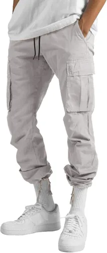 Vista 4 de Pantalones para hombre de algodón y lino Harem Street Bib Pants Loose Fit Hippie Yoga Beach Pantalones con cintura múltiples tejidos bolsillos