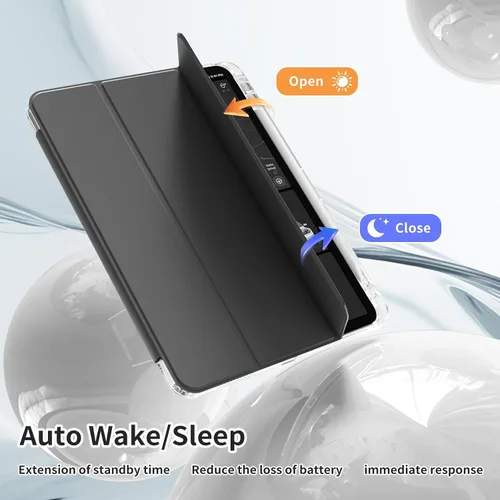 Vista 5 de kenke Funda para iPad (A16) de 11ª generación de 11 pulgadas 2025, iPad de 10.9 pulgadas 2022 con soporte para lápices, funda de marco de TPU suave