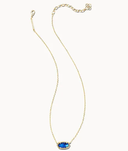 Vista 17 de Kendra Scott - Collar Elisa con dije para mujer, joyería de moda, chapado en oro de 14 quilates