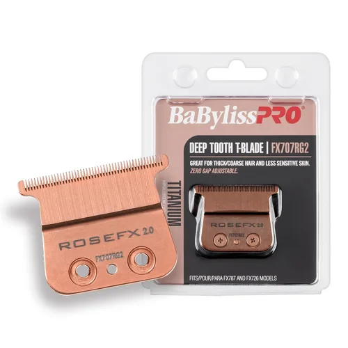 Vista 9 de BaBylissPRO Replacement Blades, Deep-Tooth T-Blades for Outlining Hair Trimmers