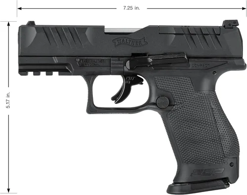 Vista 3 de T4E Walther PDP - Pistola de entrenamiento compacta calibre .43 para paintball