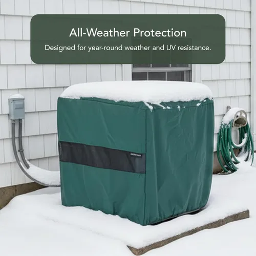 Vista 3 de Covermates - Funda para aire acondicionado, protección exterior, resistente al agua y a la intemperie Vinilo Verde Clásico