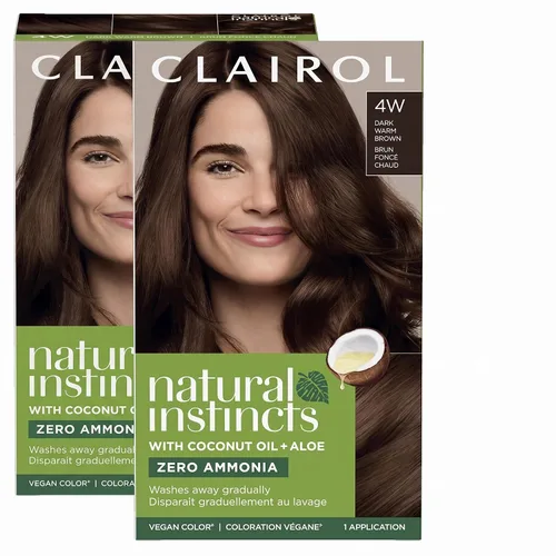 Vista 70 de Clairol Natural Instincts - Tinte semipermanente para el cabello, color negro 2, paquete de 1 unidad 2 negro