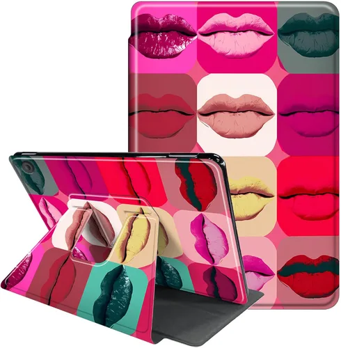 Vista 16 de Funda para Samsung Galaxy Tab A8 de 10.5 pulgadas 2022-360 grados giratoria multiángulo de visión protectora con apagado y encendido automático