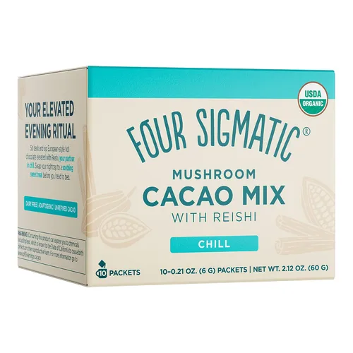 Vista 5 de Cuatro Sigmatic - Cacao de champiñones con Reishi y café instantáneo de hongos con melena de león y chaga