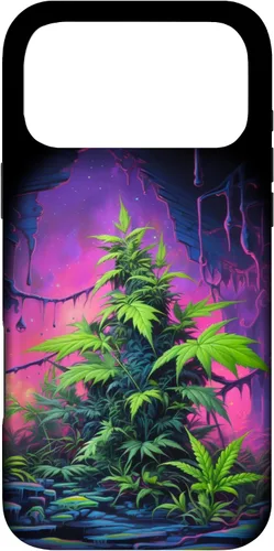 Vista 22 de 420, Colorful Weed Phone Accessory, Pink, Green & Purple Case for iPhone 16