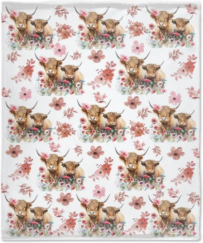 Vista 27 de Manta de franela de vaca para regalo, ultra suave y acogedora, manta de forro polar ligera y mullida, manta de felpa cálida para sofá, cama, 30 x 40