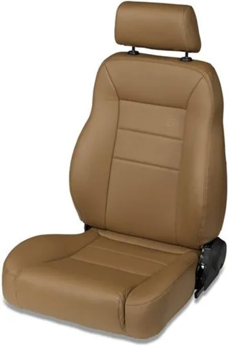 Vista 2 de Bestop 3945101 Asientos delanteros Trailmax II Pro negros - Jeep 1976-2006 CJ7 y Wrangler Negro (Crush)