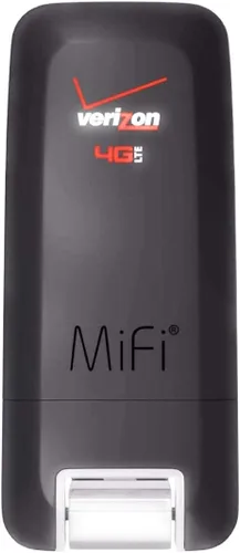 Vista 4 de Verizon MiFi USB620L U620L 4G LTE Global USB Modem Negro, Verizon