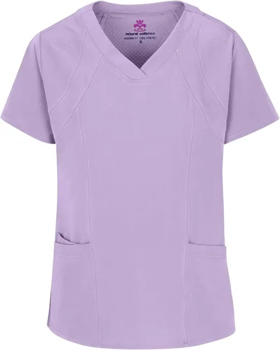 Vista 27 de Natural Uniforms Conjunto de ropa quirúrgica elástica para mujer con tallas regulares y pequeñas
