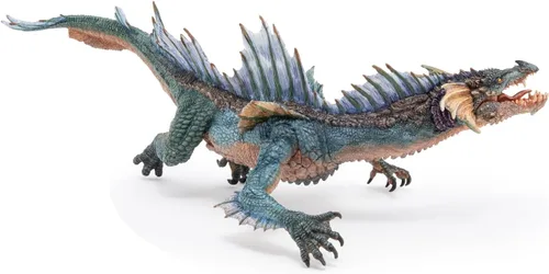 Vista 4 de Papo - Figura realista de dragón marino para niños - A partir de 3 años - Colección de fantasía y medieval - Mundo creativo de fantasía - Juguete