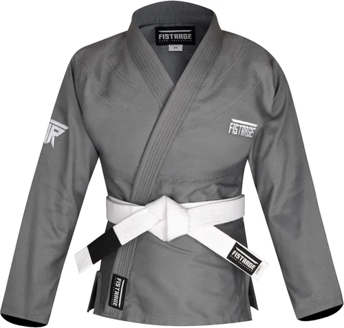 Vista 3 de FISTRAGE Jiu Jitsu Gi Patch BJJ - Suite brasileña para hombres y mujeres, uniforme de MMA con cinturón