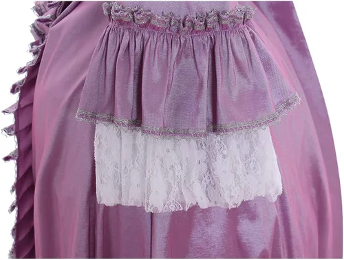 Vista 7 de CosplayDiy Queen Marie Antoinette Rococó - Vestido gótico victoriano para mujer