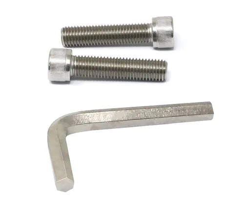 Vista 153 de iexcell Kit de tornillos de cabeza hexagonal de acero inoxidable 304, 100 unidades M2 x 0.157 in, paso de rosca de 0.016 in