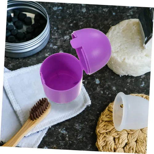 Vista 6 de GLEAVI Soporte para tazas de período seguro para microondas, 2 piezas de colores surtidos, solución compacta de almacenamiento de PP para tazas