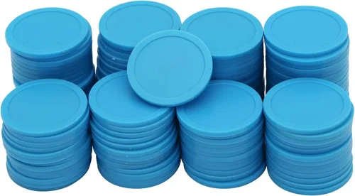 Vista 2 de Caja de 1.37 pulgadas de 120 monedas de conteo para fichas de póquer y monedas de juego (negro, 1.37 pulgadas)