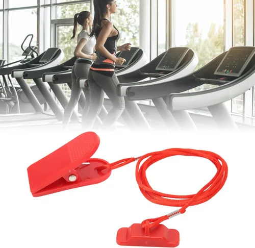 Vista 7 de Llave de seguridad para cinta de correr, 2 unidades, cinta de correr universal, llave de seguridad, máquina para correr, imán de llave, cinta