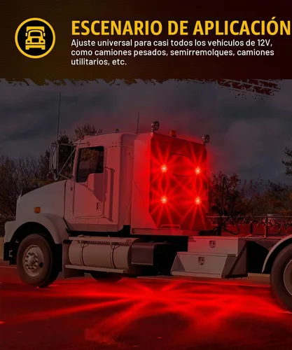 Vista 7 de Partsam 2 piezas de luces de señal de giro con lente de vidrio rojo en forma de sandía [patentado], luces de marcador lateral rojo con LED con bisel