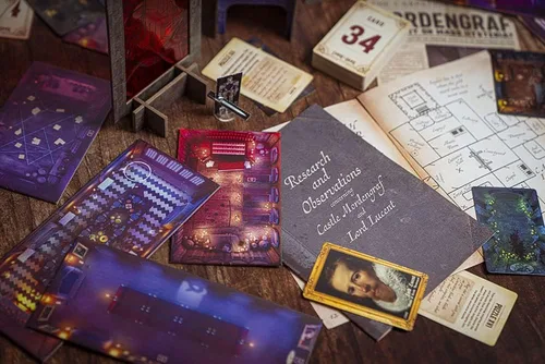 Vista 4 de Professor PUZZLE Curse of The Dark Escape Room Game - Investiga el misterio de un pueblo condenado!