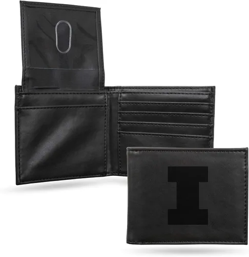 Vista 46 de NCAA Rico Industries Cartera Billetera con Grabado Láser Cartera Billetera con Grabado Láser - Diseño Delgado - Gran Regalo