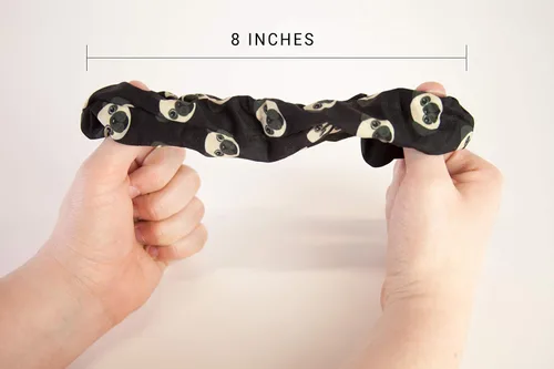 Vista 5 de Scrunchies - Bandas elásticas redondas de algodón para el cabello - Lazos para el cabello - Accesorios para el cabello para niñas - Regalos