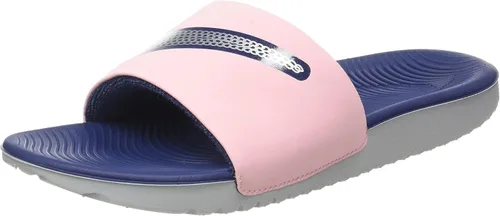 Vista 7 de Nike Kawa Slide - Zapatos para niñas, NegroNegroRosa Vivo