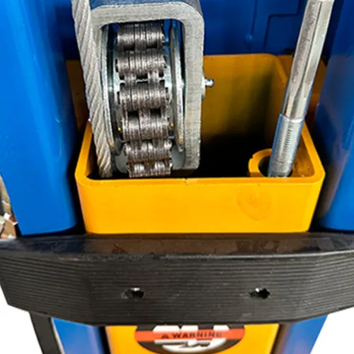 Vista 5 de ME M1220 - Elevador de coche de 2 postes de 12,000 libras, 4.0 HP de doble punto de liberación de bloqueo de vehículo, diseño de piso transparente