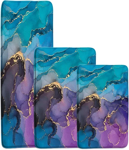 Vista 22 de GCTNBJL Atomic Starburst - Tapete de baño para gatos de mediados de siglo, moderno, abstracto, geométrico, diamante estrella, icónico de los años 50