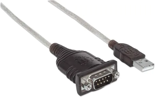 Vista 2 de MANHATTAN - STRATEGIC 151856 USB Serial Conv DB9M, chipset FT232RL, 18 pulgadas