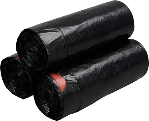 Vista 6 de Bolsas de basura con cordón de 5 galones (negro, 115 unidades/3 rollos)