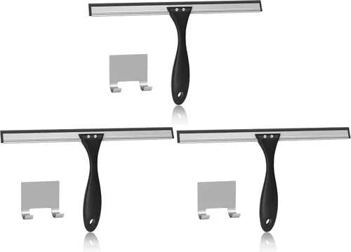 Vista 19 de AmazerBath Escobilla para puerta de cristal de ducha, escobilla de ducha para puertas de cristal, escobilla multiusos con gancho para puertas