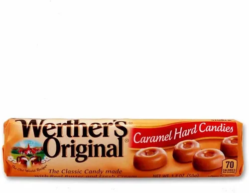 Vista 2 de Werthers Rollo de caramelos originales -1.8 oz, 12 por caja