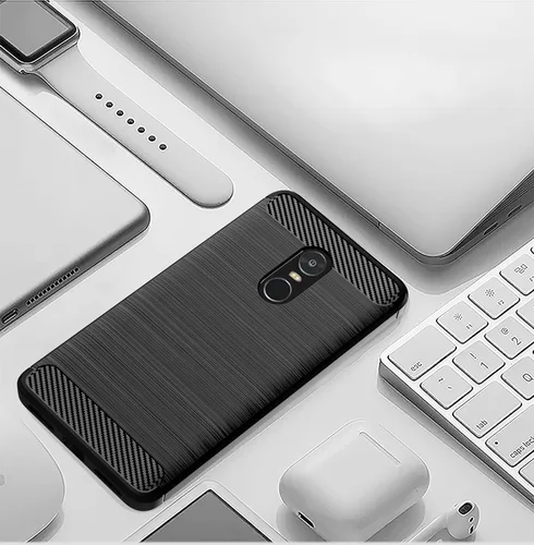Vista 6 de Asuwish Funda compatible con Xiaomi Redmi Note 4/4X y protector de pantalla de vidrio templado, accesorios de celda, fundas protectoras suaves