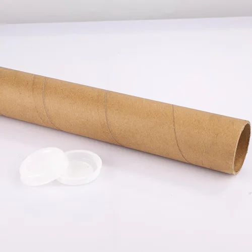 Vista 7 de PEUTIER Tubo de correo de papel kraft con tapas, tubo de cartón de 2 x 12 pulgadas para envío, tubo de papel para envíos, carteles, mapas