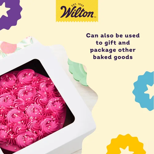 Vista 9 de Wilton Cajas para pastel de 12 pulgadas con ventanas para pasteles de 10 pulgadas, 6