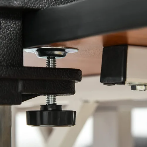 Vista 8 de Mesa hidráulica de aseo para perros pequeños, medianos y grandes, mesa de aseo para mascotas con brazo superior ajustable y soga, altura ajustable