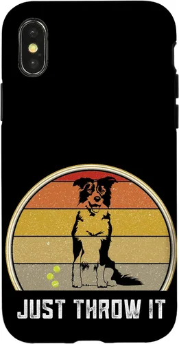 Vista 5 de iPhone 16 Just Throw It Border Collie Women Men Herding Dog Ball Fetch Case