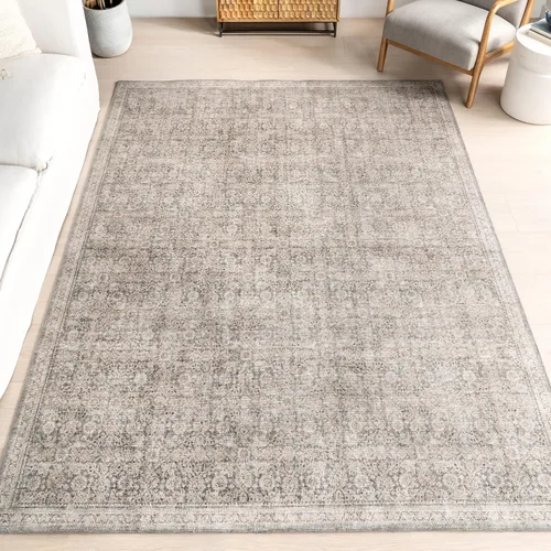 Vista 11 de nuLOOM Aether - Alfombra de área con medallón marrón, 8 x 10 pies Éter Marrón
