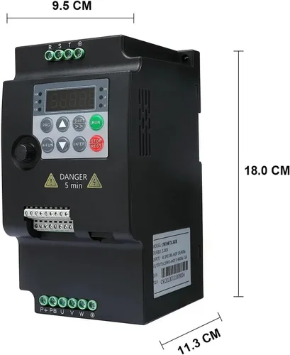 Vista 3 de VFD 0.75/1.5/2.2/4/5.5KW 220V/380V 3 Phase Output Variable Frequency Drive Converter Motor Speed Controller Inverter(0.75kw-220v 1PH-3PH)