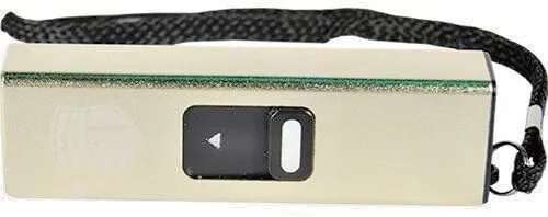 Vista 4 de Slider 3 Millones de Voltios Mini Stun Gun Linterna Oro