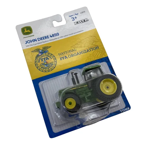 Vista 4 de John Deere Tractor 1/64 4850 con logotipo FFA - LP79671