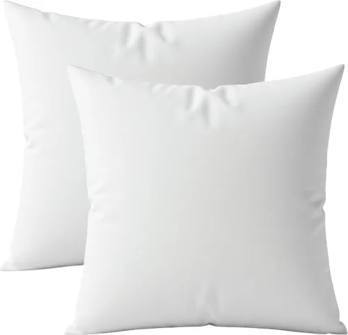 Vista 8 de Digital Decor - Inserto de almohada decorativa de 12x12, forma de almohada premium hipoalergénica de plumón sintético para sofá, sillón y cama