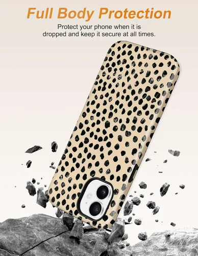 Vista 123 de Jusy Funda compatible con MagSafe con estampado de caparazón de tortuga marrón para iPhone 7/8/SE, cubierta protectora de TPU suave magnética