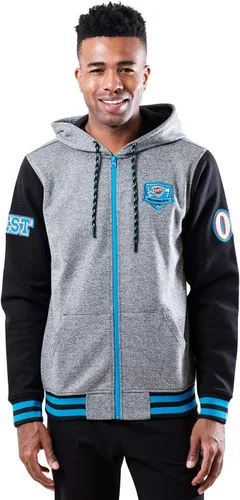Vista 17 de Ultra Game Chaqueta con capucha oficial de la NBA Super Soft MVP con cremallera completa para hombre